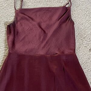 Sunday Best Slip Dress in Rich Bronze